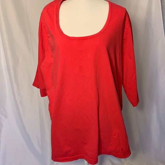 Woman Within Tops - Woman Within Plus Size Tee Shirt